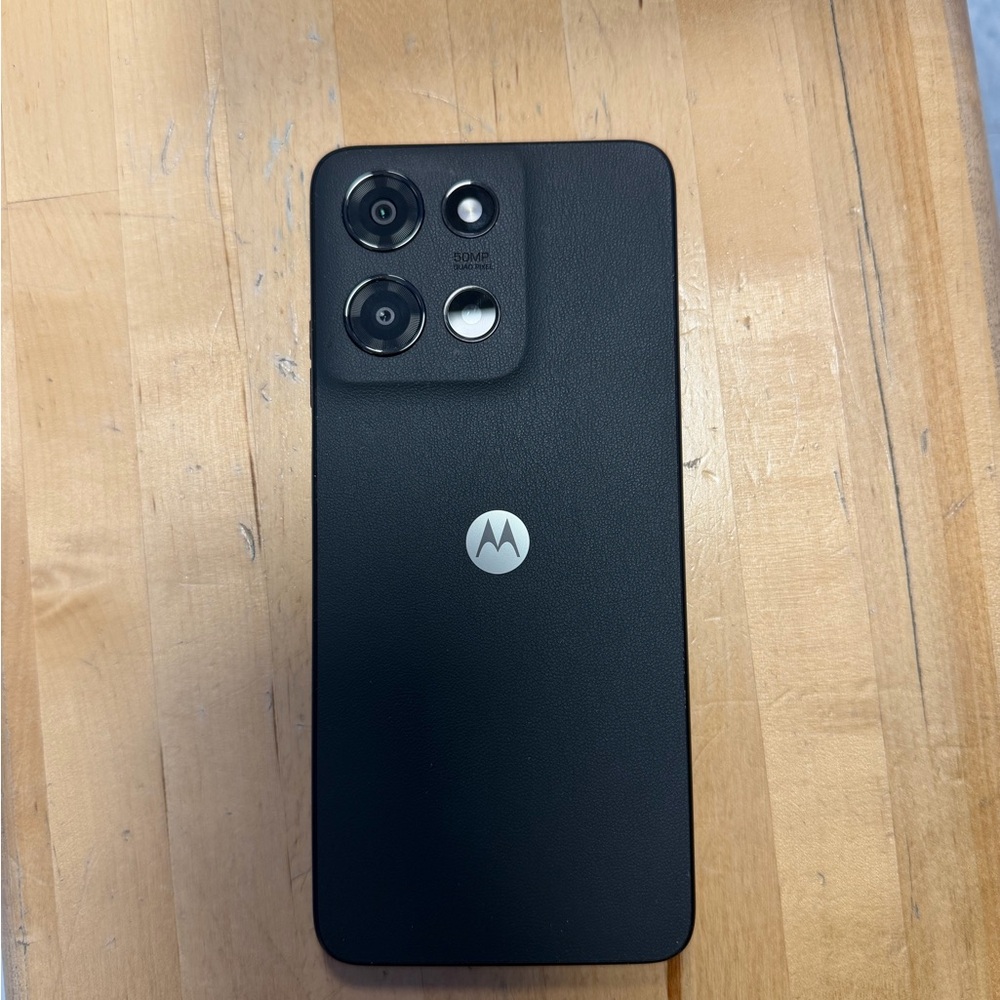 Motorola Dual Camera Black Phone
